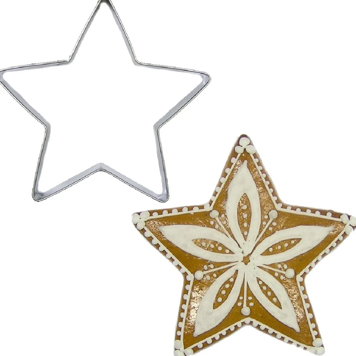 BrandNewCake Uitsteker Ster RVS 7,5cm