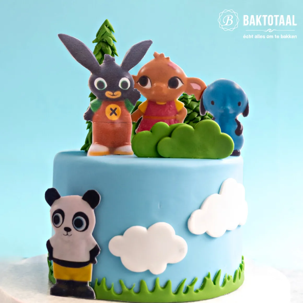 BrandNewCake Wolken & Gras Uitsteker Set/5