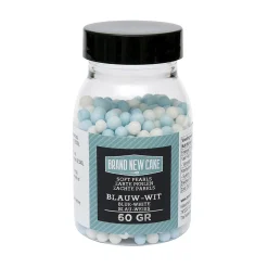 BrandNewCake Zachte Parels Blauw/Wit 60gr.