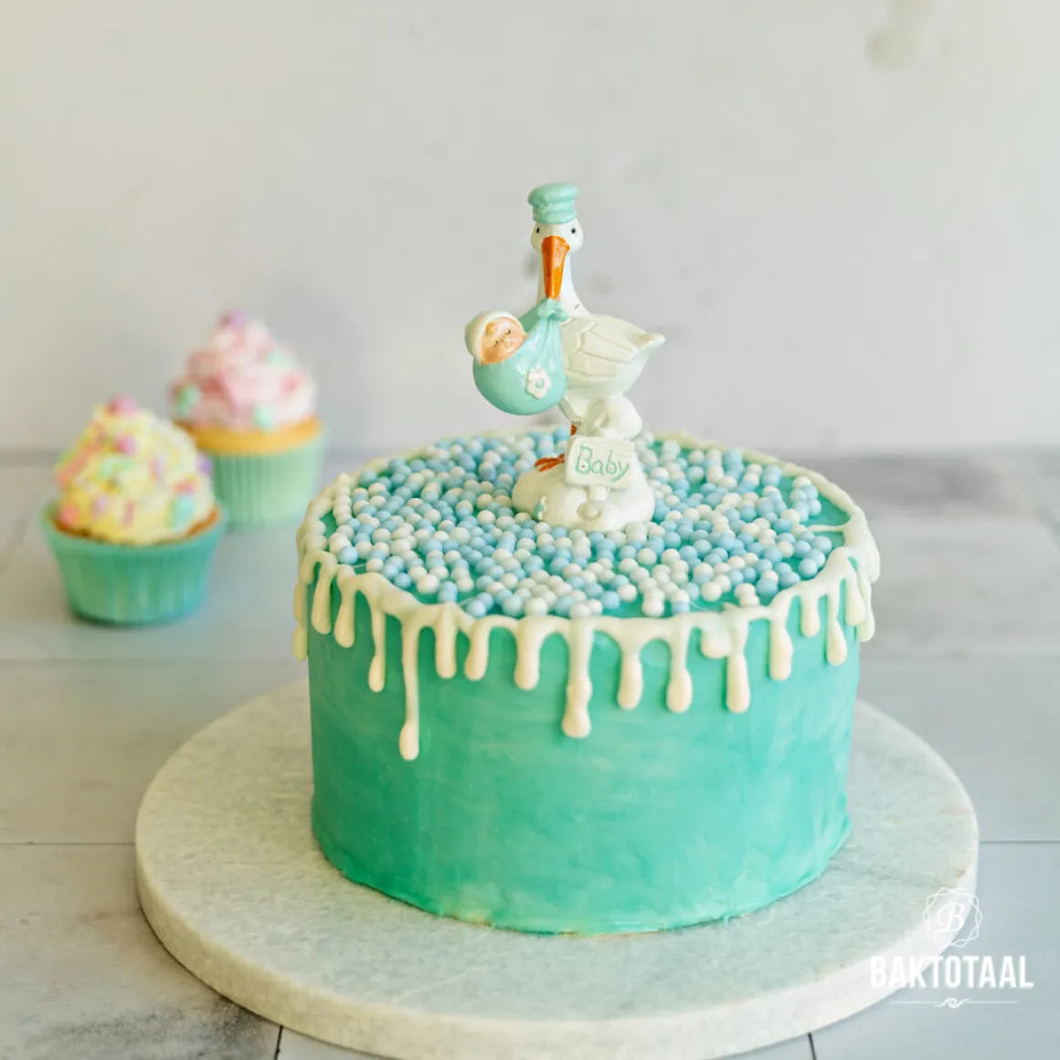 BrandNewCake Zachte Parels Blauw/Wit 60gr.
