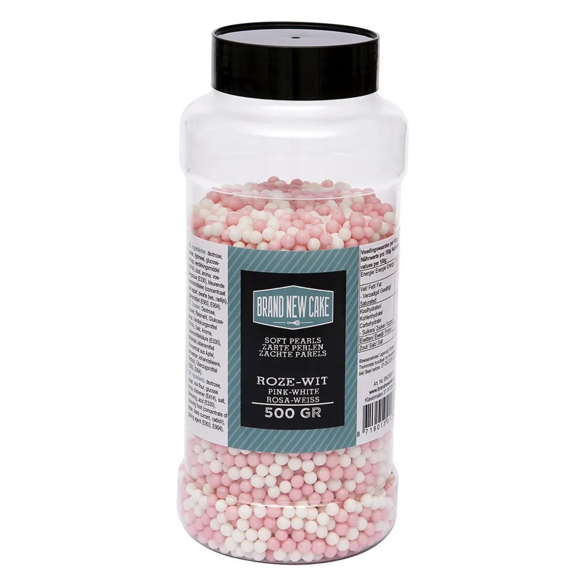 BrandNewCake Zachte Parels Roze/Wit 500gr.