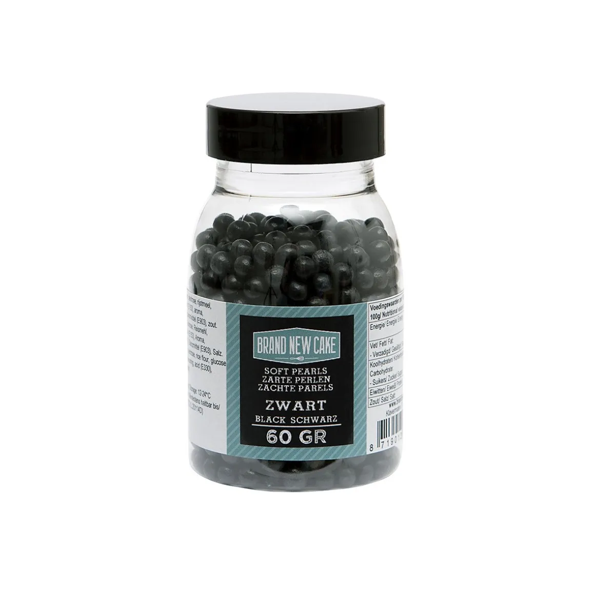 BrandNewCake Zachte Parels Zwart 60gr.
