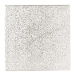 Cakeboard Zilver Vierkant 22cm