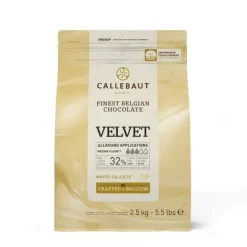 Callebaut Chocolade Callets Wit Velvet (minder zoet) 2,5kg
