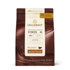 Callebaut Chocolade Callets Melk Minder Suiker 2,5kg