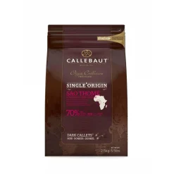 Callebaut Chocolade Callets Puur Sao Thomé (70%) 2,5kg