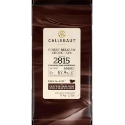 Callebaut Chocolade Callets Puur (Hoge Vloeibaarheid) 10kg**