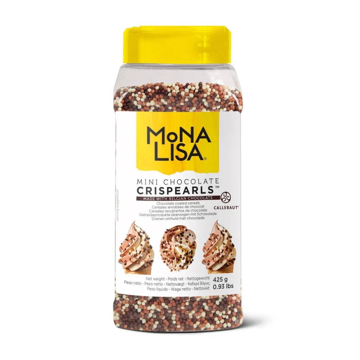 Callebaut Chocolade Crispy Pearls Mini Mix 425 gram