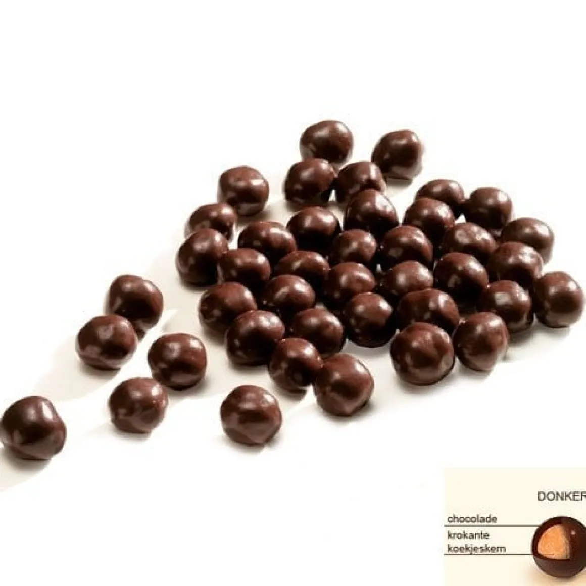 Callebaut Chocolade Crispy Pearls Puur 800 gram