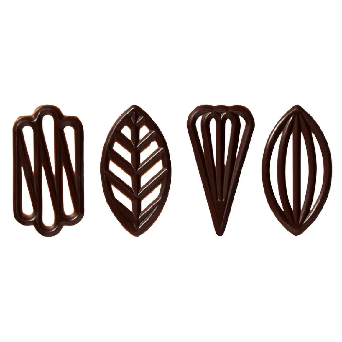 Callebaut Chocoladedecoratie Speciaal Decor Ass Puur 280st.
