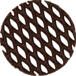 Callebaut Chocoladedecoratie Raster Rond Ø5cm 195st.