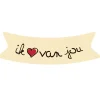 Callebaut Chocoladedecoratie Ik hou van jou 264st.