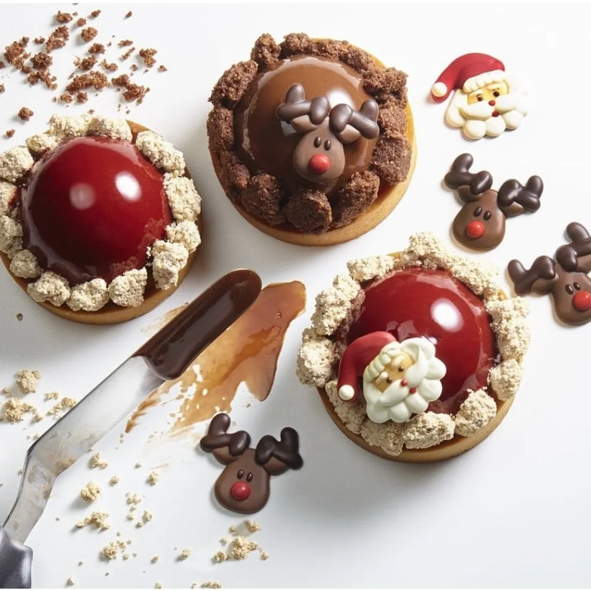 Callebaut Chocoladedecoratie Rendier 90st