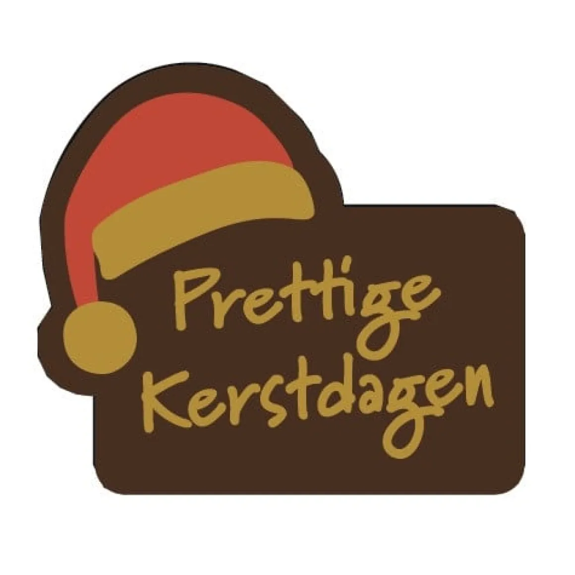 Callebaut Chocoladedecoratie Prettige Kerstdagen 288st