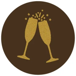 Callebaut Chocoladedecoratie Champagne Cheers 280st