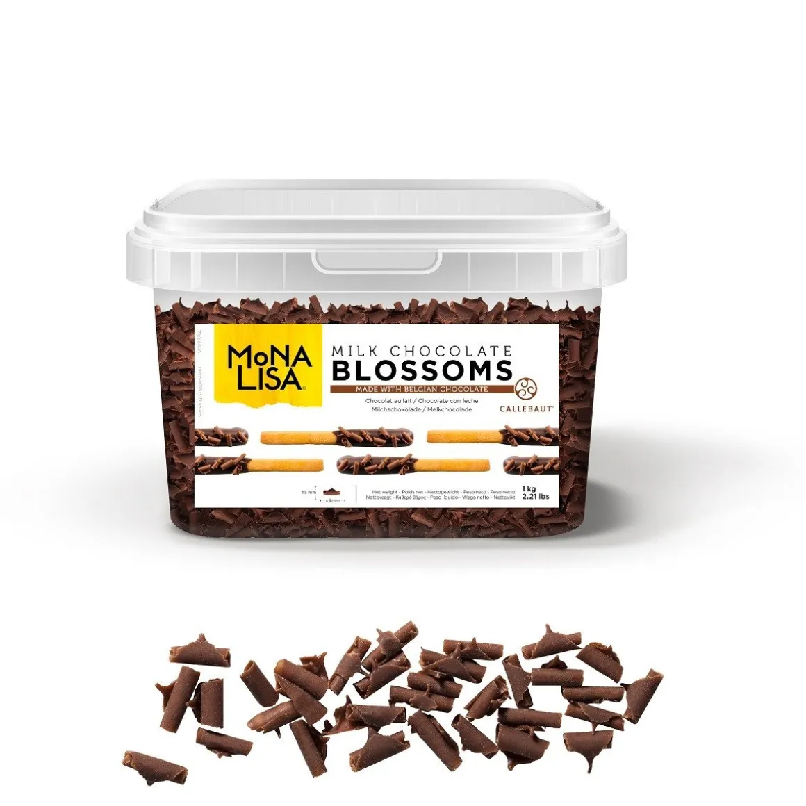 Callebaut Chocoladekrullen klein Melk 1kg
