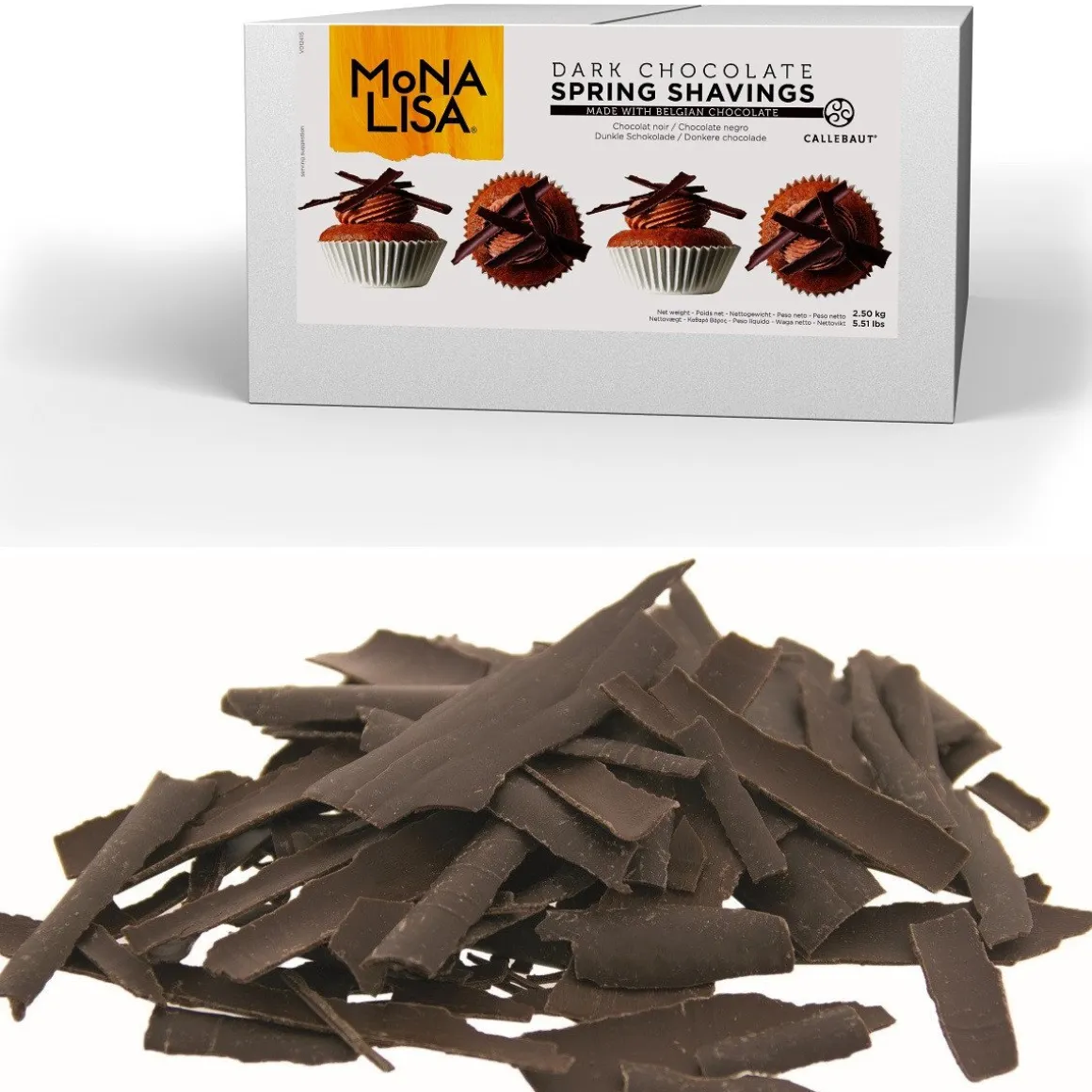 Callebaut Chocolade Schaafsel Puur 2,5kg