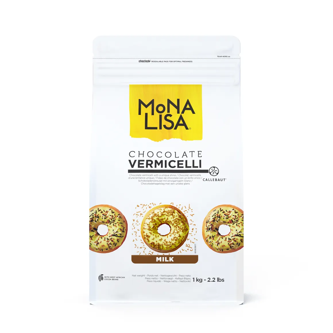 Callebaut Chocolade Vermicelli Melk 1kg