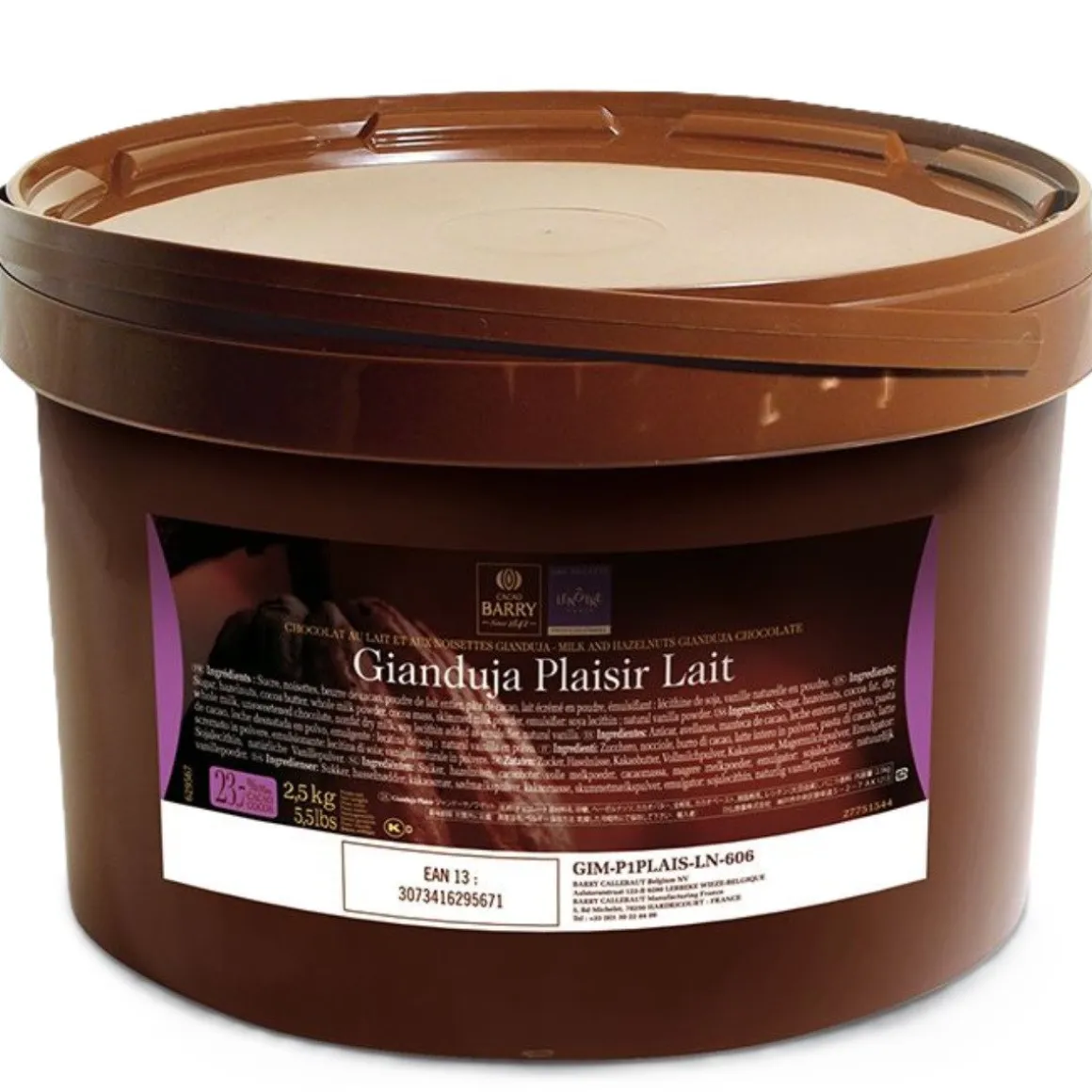 Callebaut Gianduja Melk 2,5kg