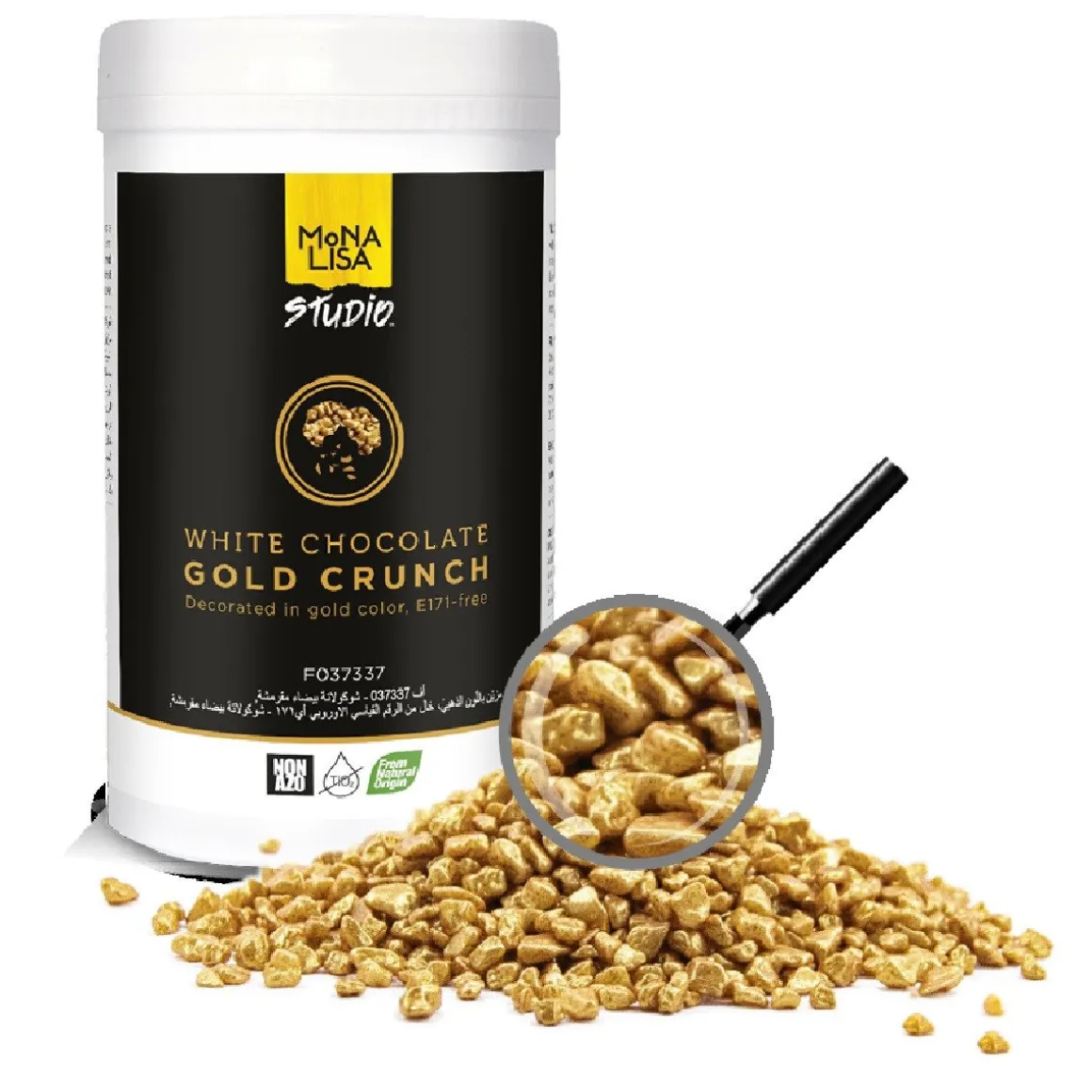 Callebaut Gouden Crunch Witte Chocolade 350g