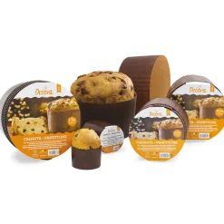 Canasta/Panettone Bakvorm Ø15x11(h) cm 5 stuks
