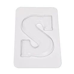 Chocoladebloklettervorm 200 gr. Letter S