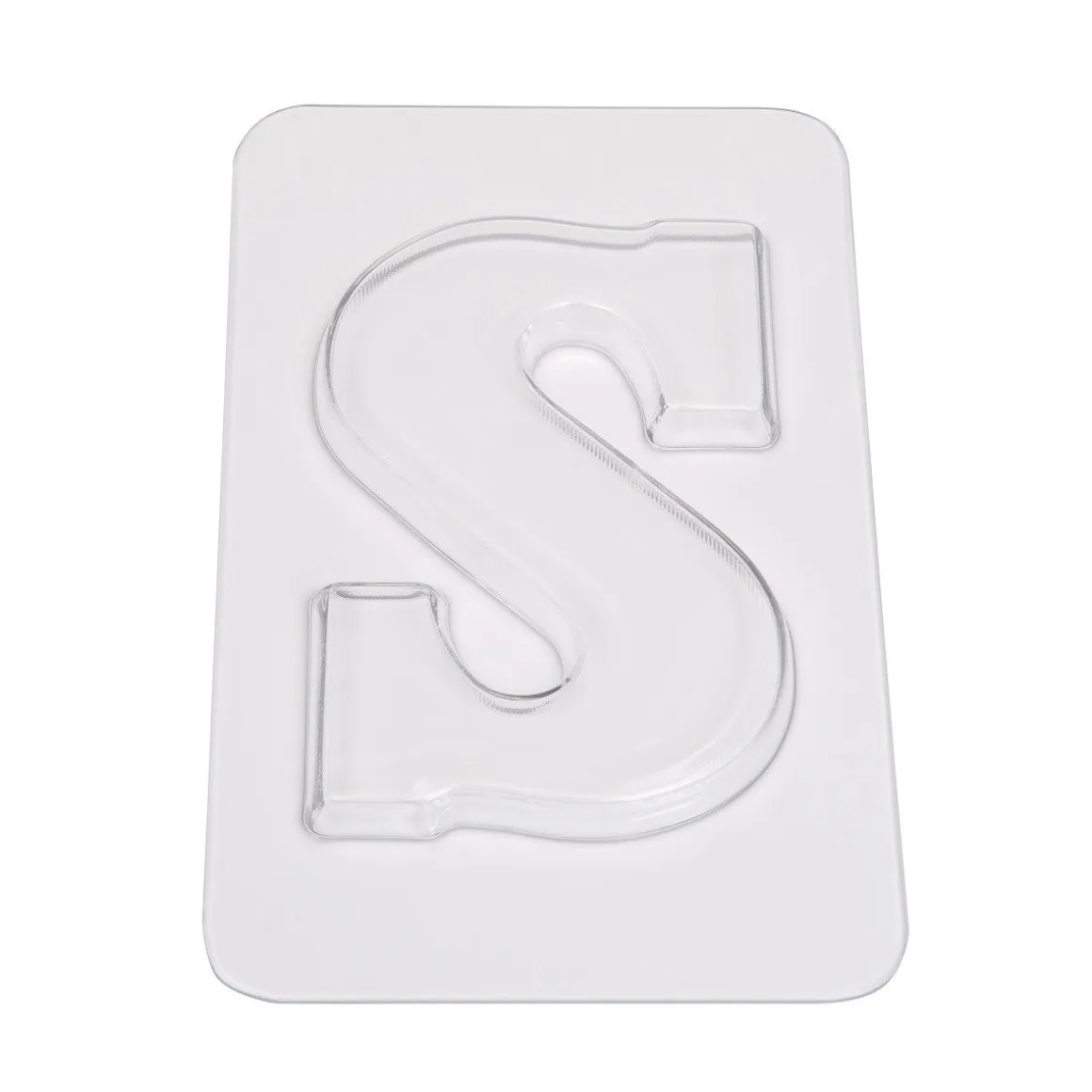 Chocoladebloklettervorm 200 gr. Letter S
