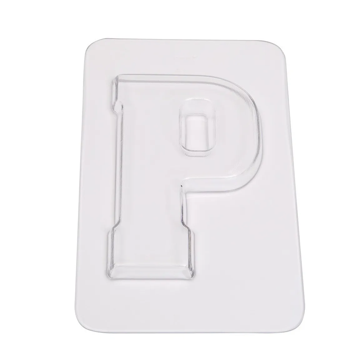 Chocoladebloklettervorm 200 gr. Letter P