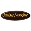 Chocoladedecoratie Gelukkig Nieuwjaar 300 stuks
