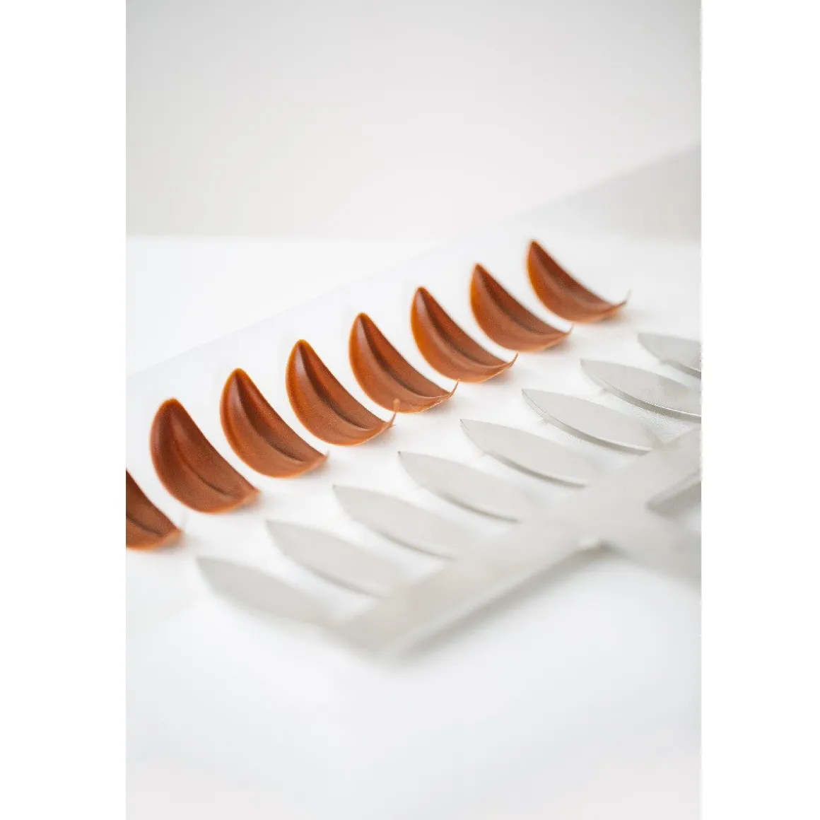 Chocolade Decoratie Tool RVS Blaadjes Klein