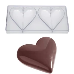 Chocolade Holvorm Chocolate World Hart (2x) 119x104x23mm