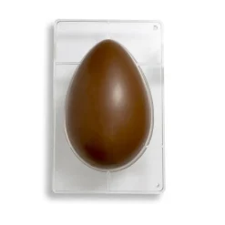 Chocolade Holvorm Half-Ei Glad 175x260mm**