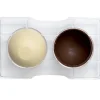 Chocolade Holvorm Halve Bol (2x) Ø100 mm