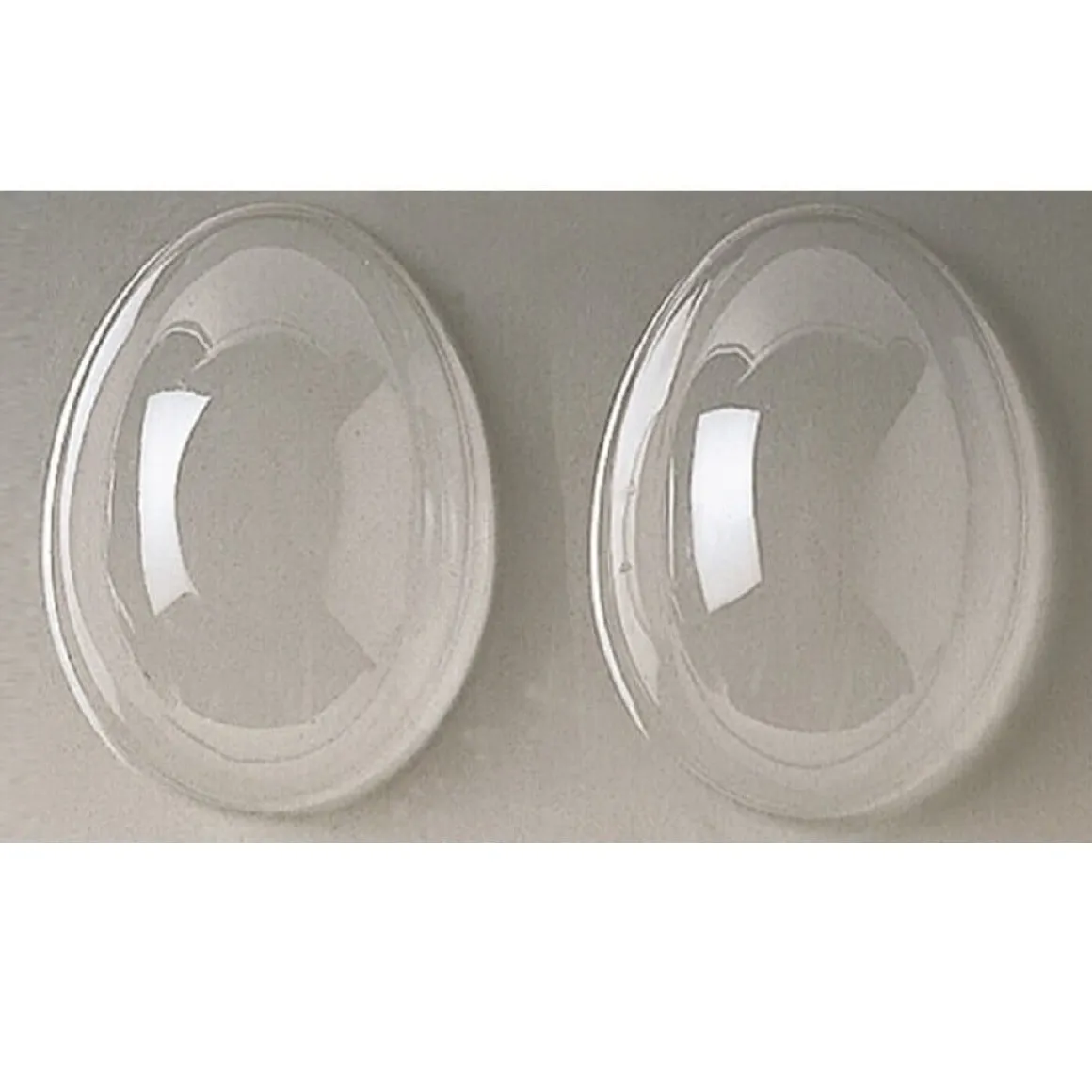 Chocolade Holvorm Pasen Half-Ei Glad (2x) 15,4x11x5,5cm.