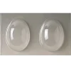 Chocolade Holvorm Pasen Half-Ei Glad (2x) 12,5x9,4x4,4cm.