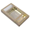 Chocoladeletterdoos GK7 Kraft / Goud 3st