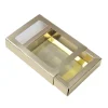 Chocoladeletterdoos Klein GK1 Goud / Goud 3st