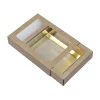 Chocoladeletterdoos Klein GK1 Kraft / Goud 3st