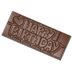 Chocolademal Chocolate World Tablet Happy Birthday (4x)