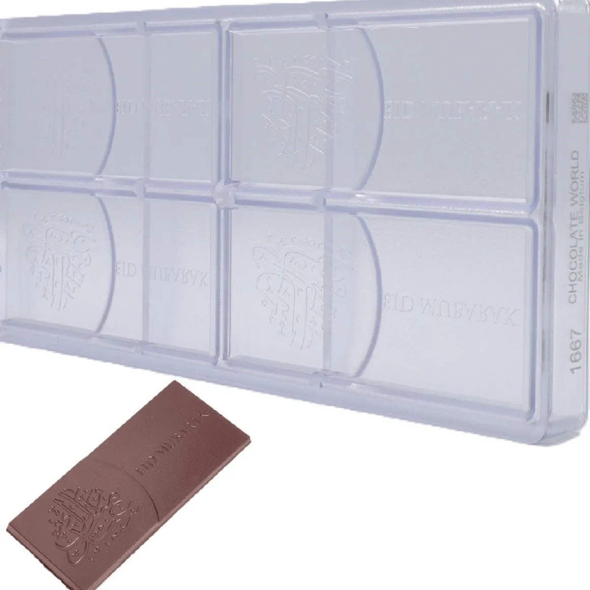 Chocolademal Chocolate World Tablet Eid Mubarak (4x)