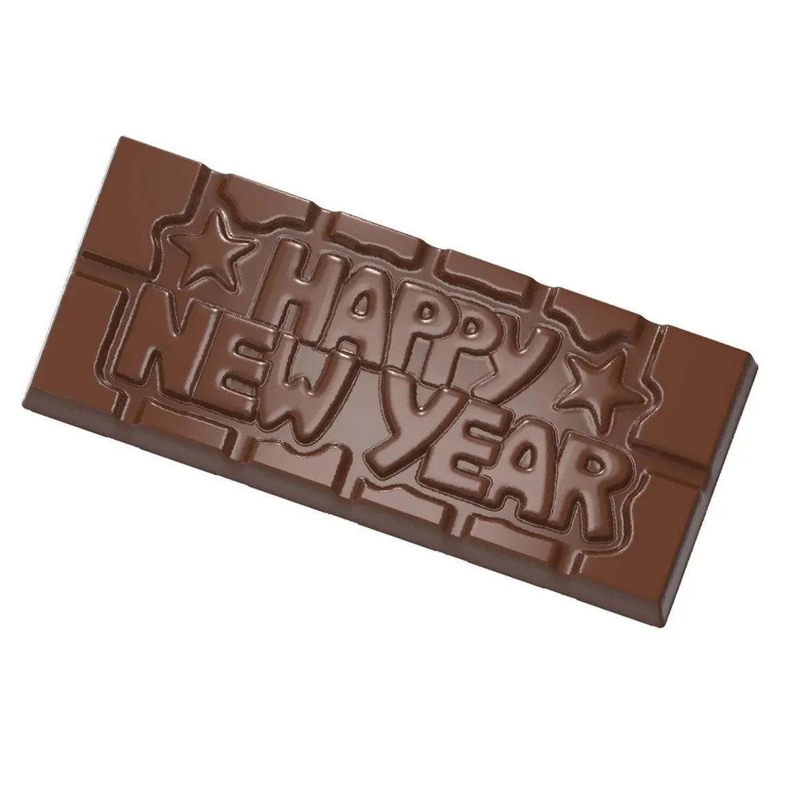 Chocolademal Chocolate World Tablet Happy New Year (4x)