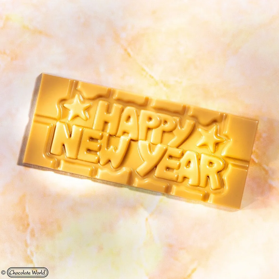 Chocolademal Chocolate World Tablet Happy New Year (4x)