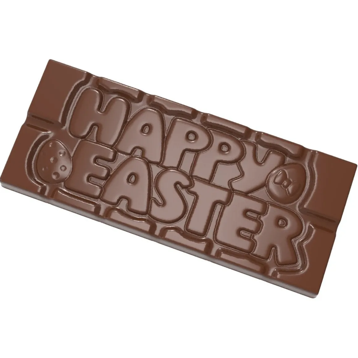 Chocolademal Chocolate World Tablet Happy Easter (4x)