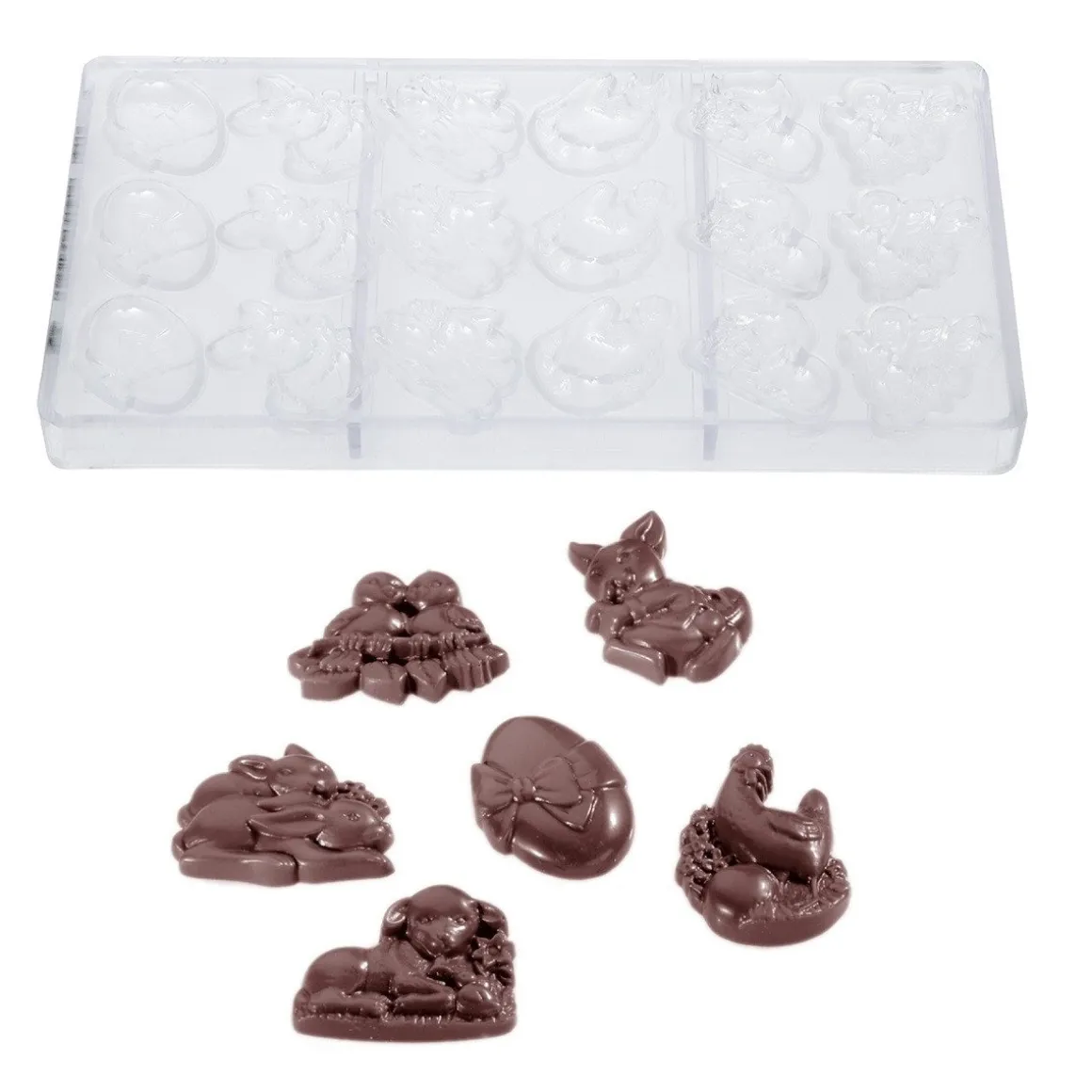 Chocolademal Chocolate World Paasgarnituur 6 Fig. (18x)