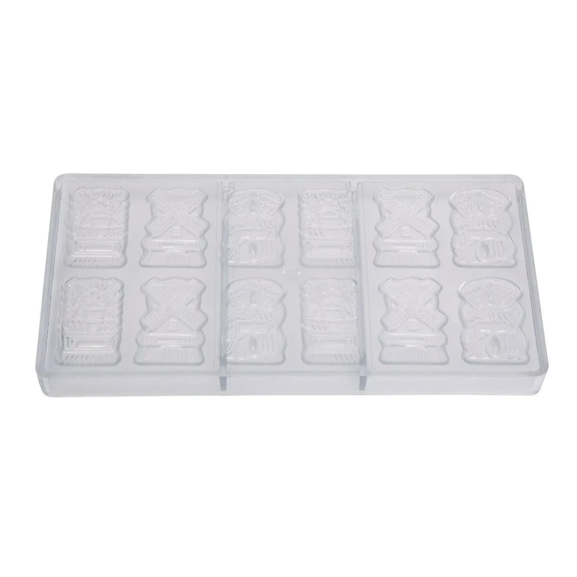 Chocolademal Chocolate World Vintage (12x) 53x36x3mm