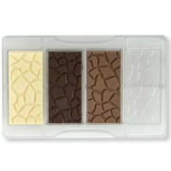 Chocolademal Schildpad Tablet (4x) 8,5x4,2 cm