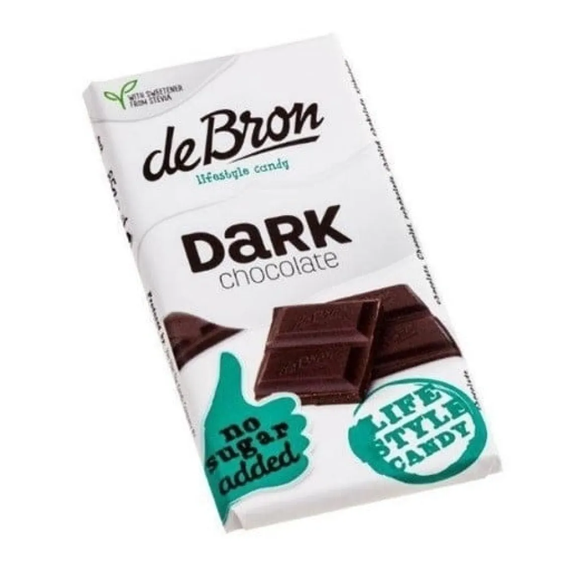 Chocoladereep Puur Stevia 85 gram
