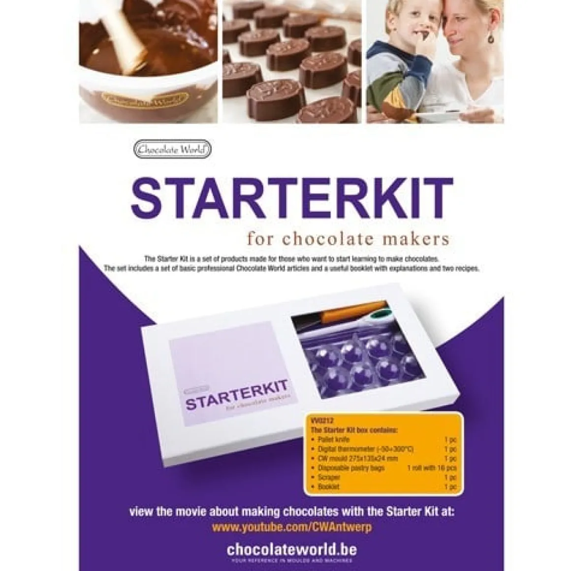 Chocolade Starterskit 6-delig