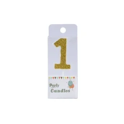 Cijferkaars Goud Glitter #1