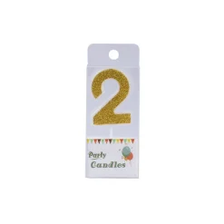 Cijferkaars Goud Glitter #2